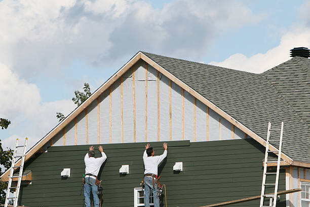 Professional Siding Contractor technician working in Saint Stephens Church, VA